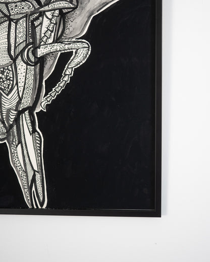 Abstract Insect No.4 Original Artwork - ARTHUR ALLAN WILSON, Scottish | 1944-2024