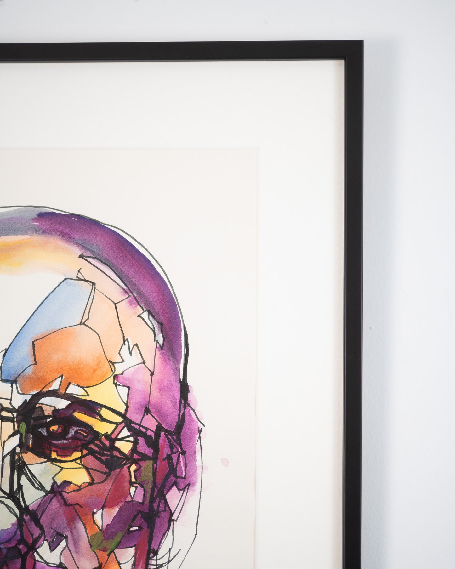 Colour Wash Portrait No.1 Original Artwork - ARTHUR ALLAN WILSON, Scottish | 1944-2024