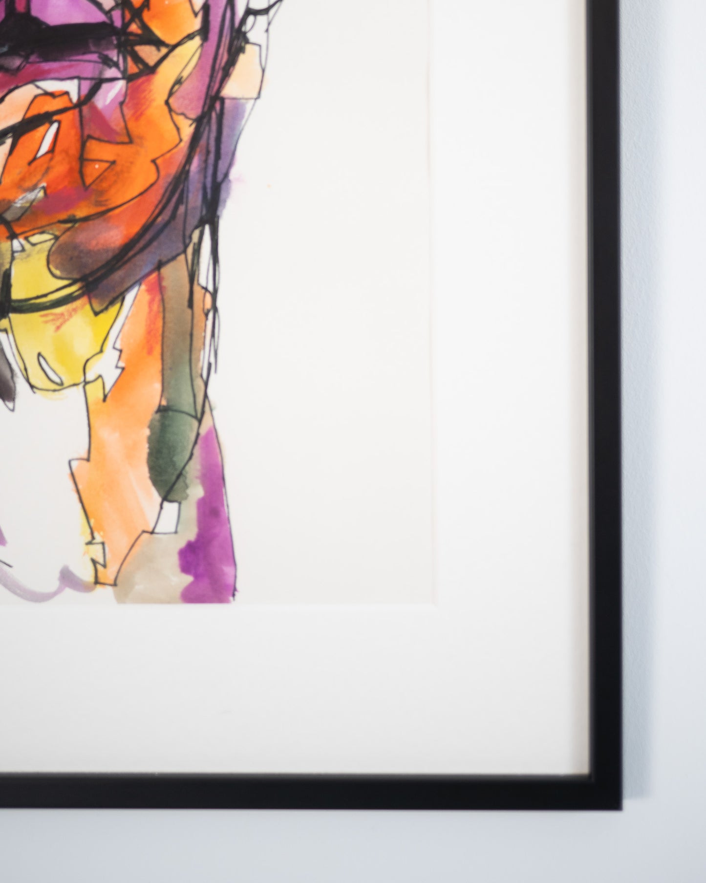 Colour Wash Portrait No.1 Original Artwork - ARTHUR ALLAN WILSON, Scottish | 1944-2024