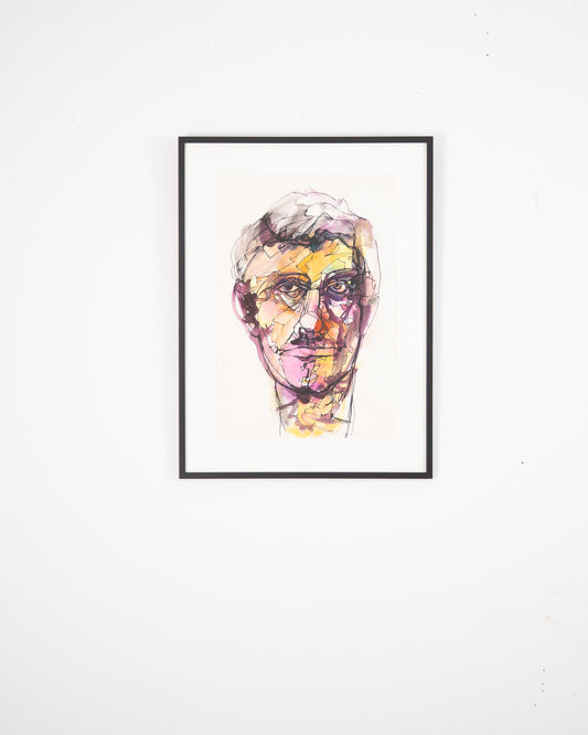 Colour Wash Portrait No.3 Original Artwork - ARTHUR ALLAN WILSON, Scottish | 1944-2024