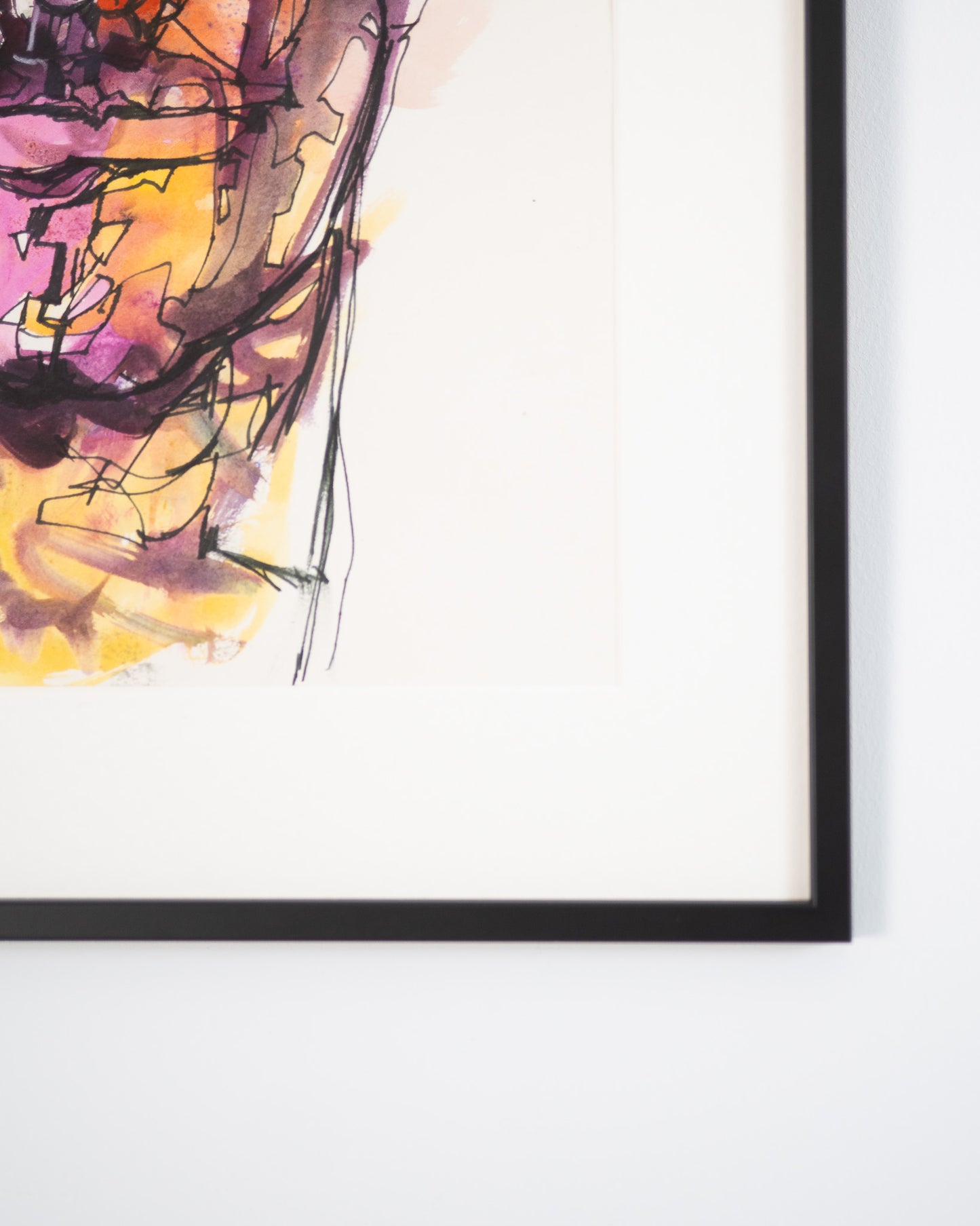 Colour Wash Portrait No.3 Original Artwork - ARTHUR ALLAN WILSON, Scottish | 1944-2024