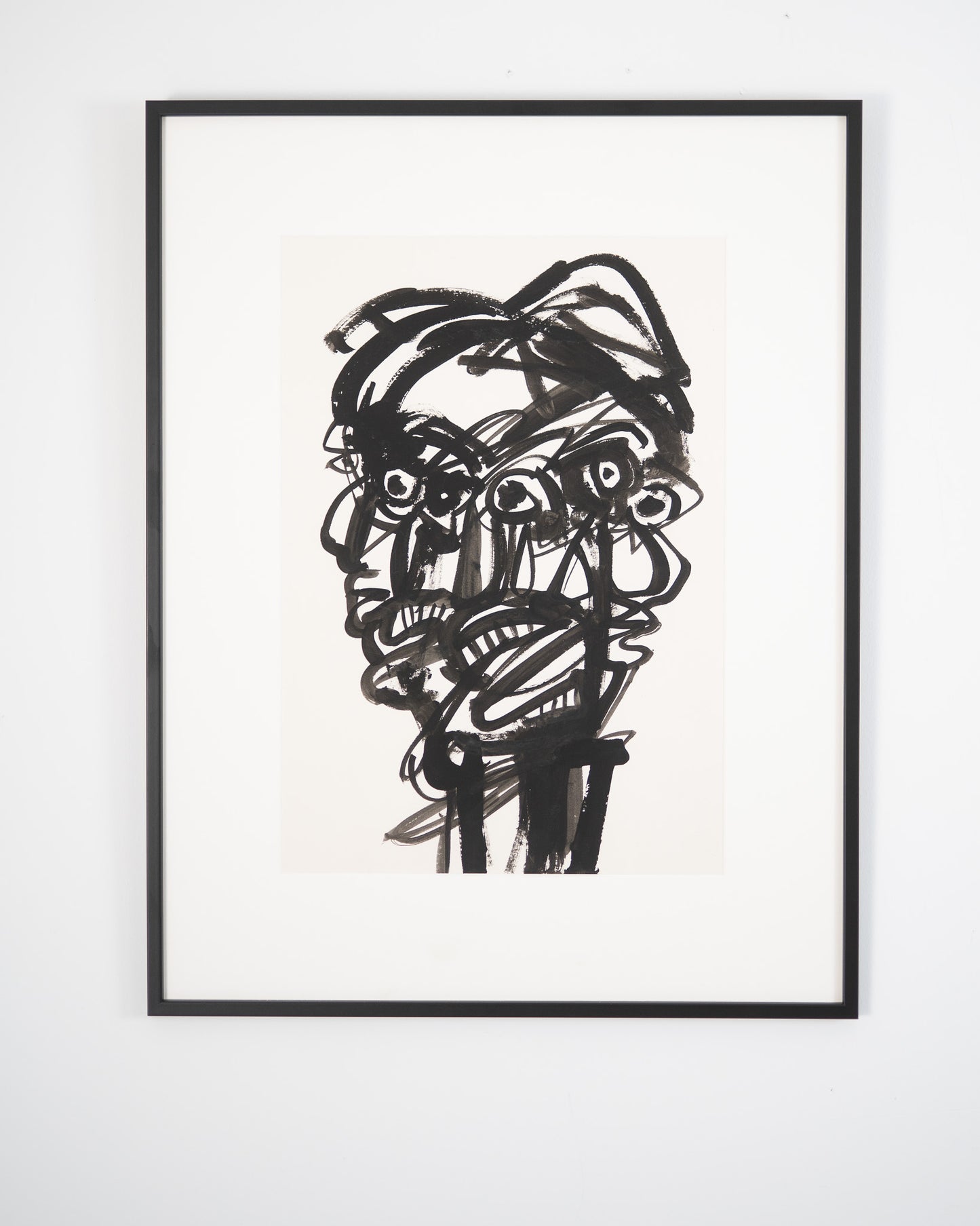 Monochromatic Portrait Original Artwork - ARTHUR ALLAN WILSON, Scottish | 1944-2024