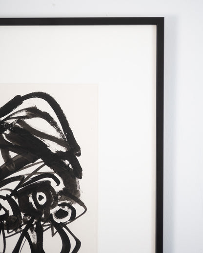 Monochromatic Portrait Original Artwork - ARTHUR ALLAN WILSON, Scottish | 1944-2024