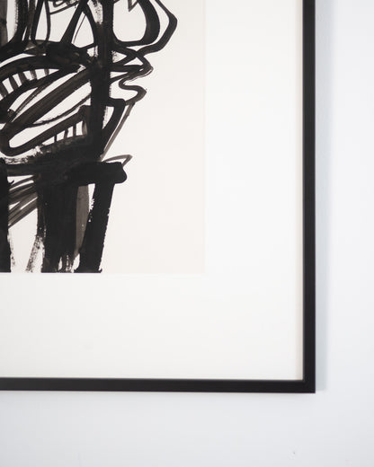 Monochromatic Portrait Original Artwork - ARTHUR ALLAN WILSON, Scottish | 1944-2024