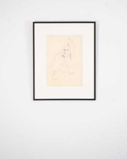 Framed Sketch of Isobel - EWEN McASLAN, Scottish | 1936-2008