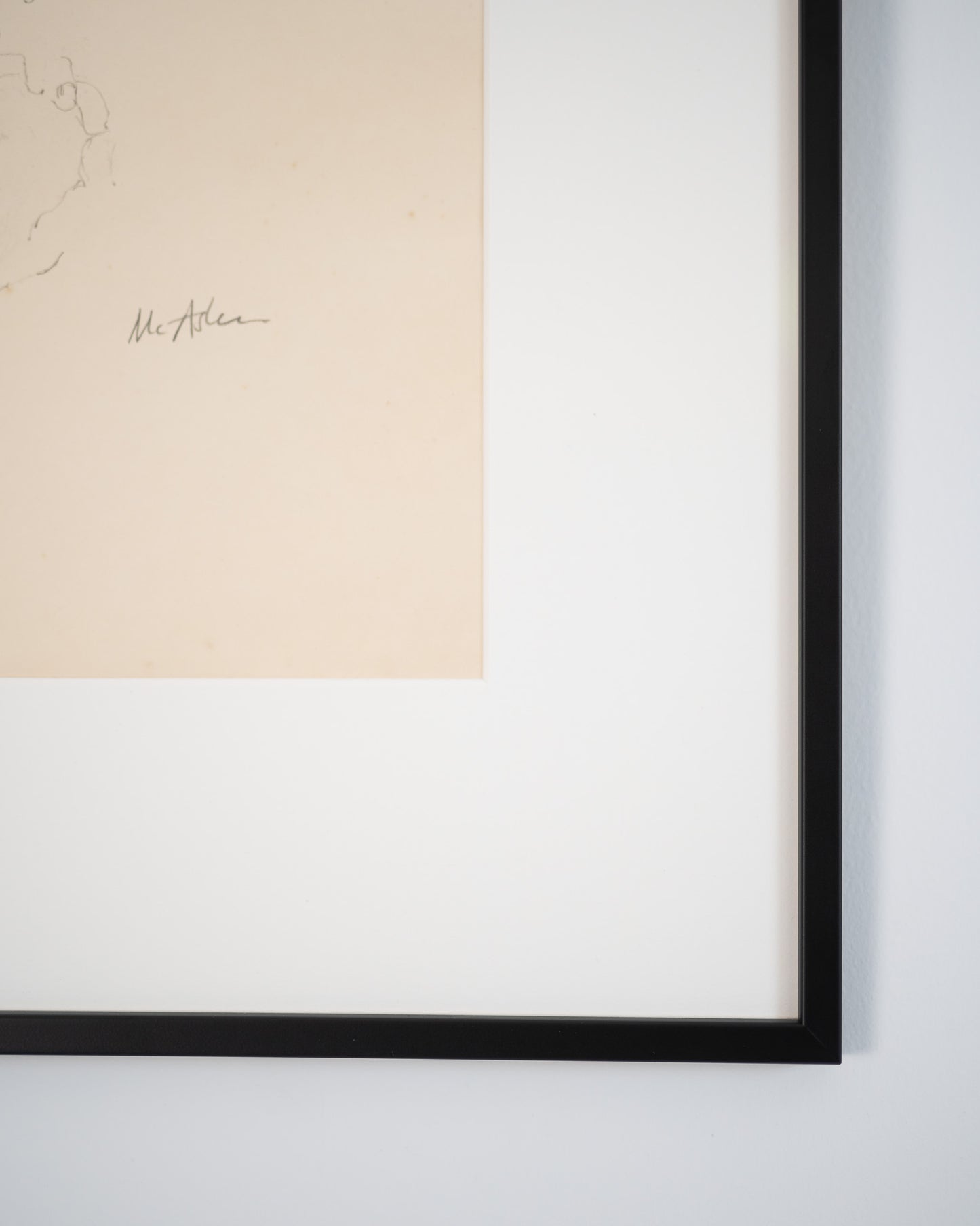 Framed Sketch of Isobel - EWEN McASLAN, Scottish | 1936-2008
