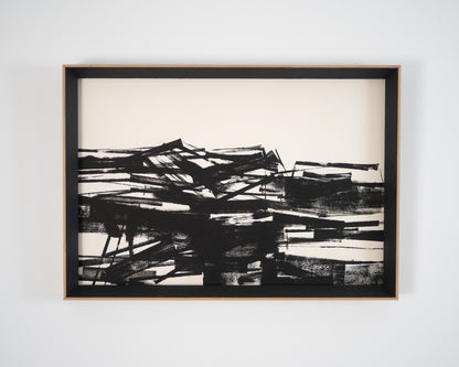 Monochromatic Abstract Original Artwork - ARTHUR ALLAN WILSON, Scottish | 1944-2024