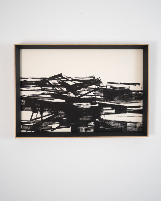 Monochromatic Abstract Original Artwork - ARTHUR ALLAN WILSON, Scottish | 1944-2024