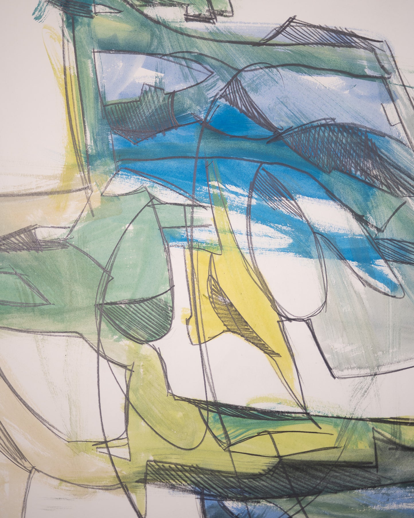 Muted Abstract Original Artwork - ARTHUR ALLAN WILSON, Scottish | 1944-2024