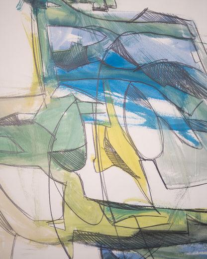 Muted Abstract Original Artwork - ARTHUR ALLAN WILSON, Scottish | 1944-2024