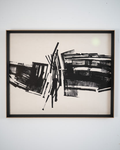 Monochromatic Abstract Original Artwork - ARTHUR ALLAN WILSON, Scottish | 1944-2024