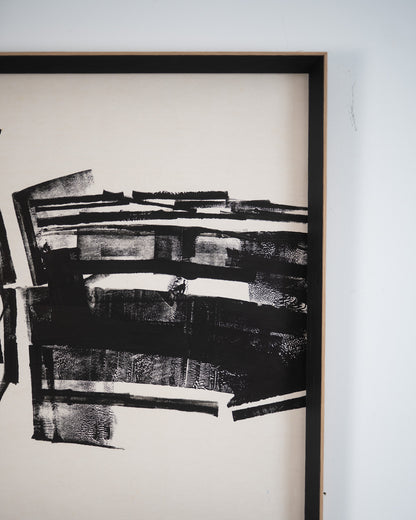 Monochromatic Abstract Original Artwork - ARTHUR ALLAN WILSON, Scottish | 1944-2024