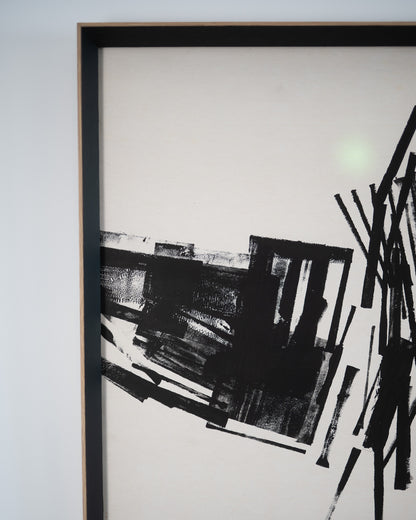 Monochromatic Abstract Original Artwork - ARTHUR ALLAN WILSON, Scottish | 1944-2024