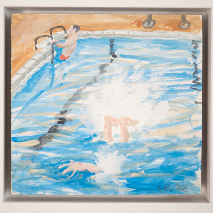 Swimming Pool No.5 - ERIC RITCHIE, Scottish | 1934-2026