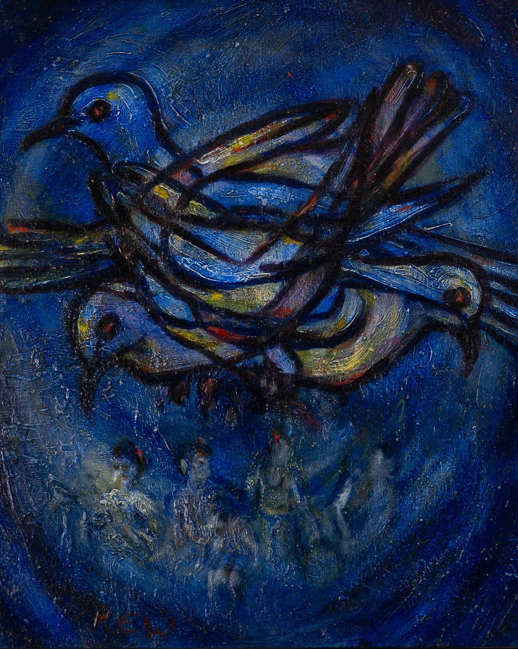 Doves - ROSEMARY EVA WELLS (nee Broom), Scottish | 1932-2025