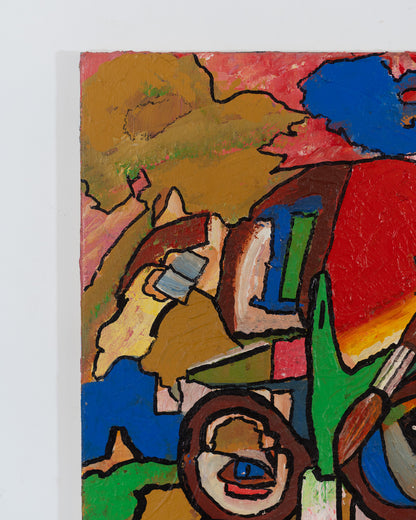 Abstract Self Portrait - TOM MELVILLE Scottish | 1953 - 2025