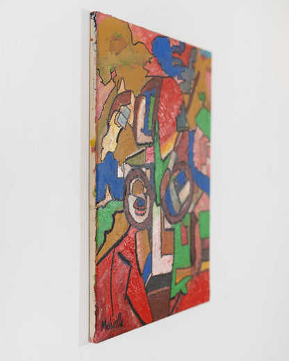 Abstract Self Portrait - TOM MELVILLE Scottish | 1953 - 2025