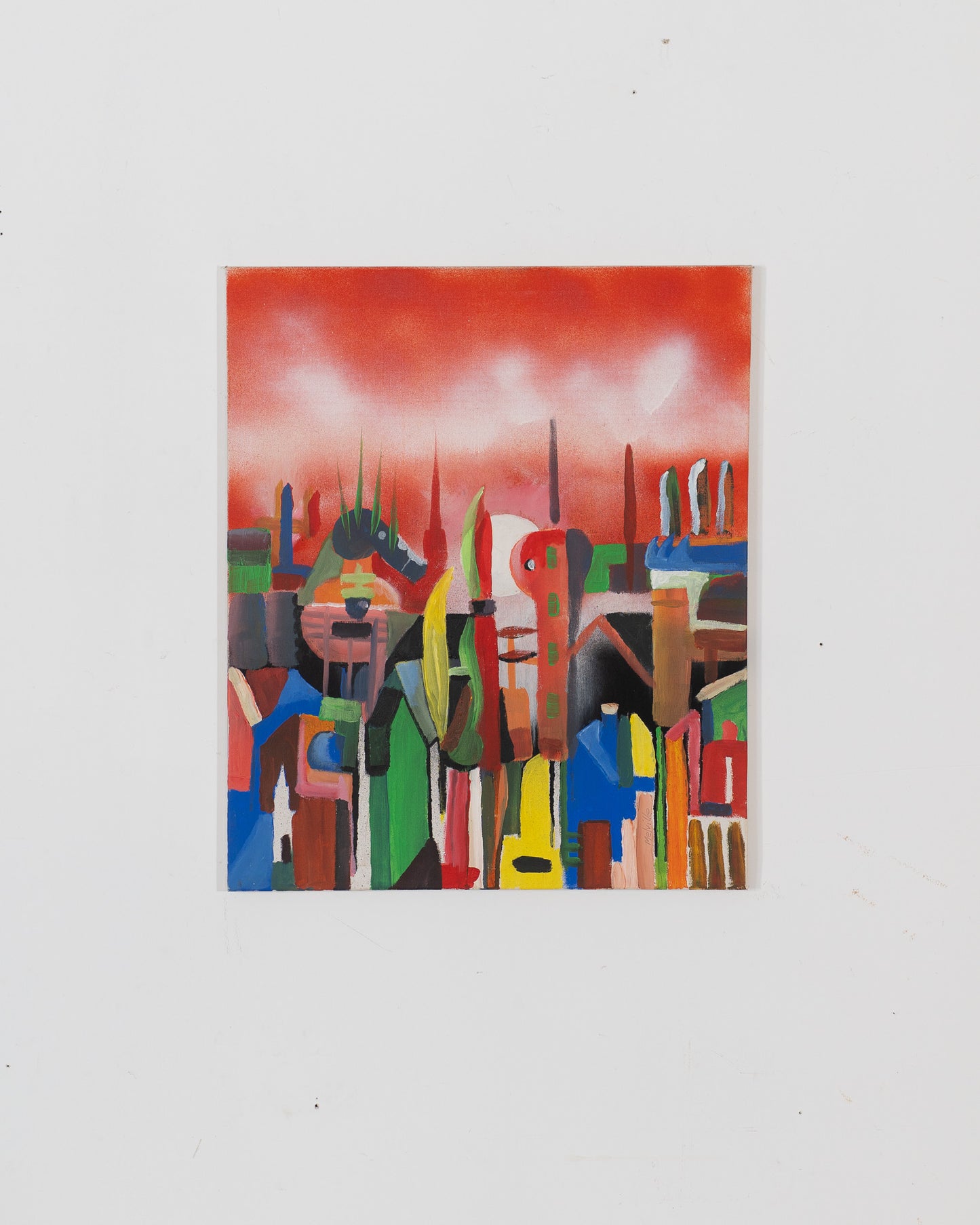 Abstract Town - TOM MELVILLE Scottish | 1953 - 2025