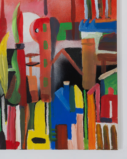 Abstract Town - TOM MELVILLE Scottish | 1953 - 2025