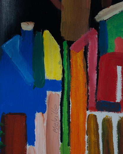 Abstract Town - TOM MELVILLE Scottish | 1953 - 2025