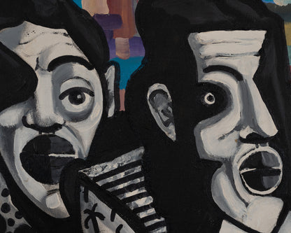 Faces - TOM MELVILLE Scottish | 1953 - 2025