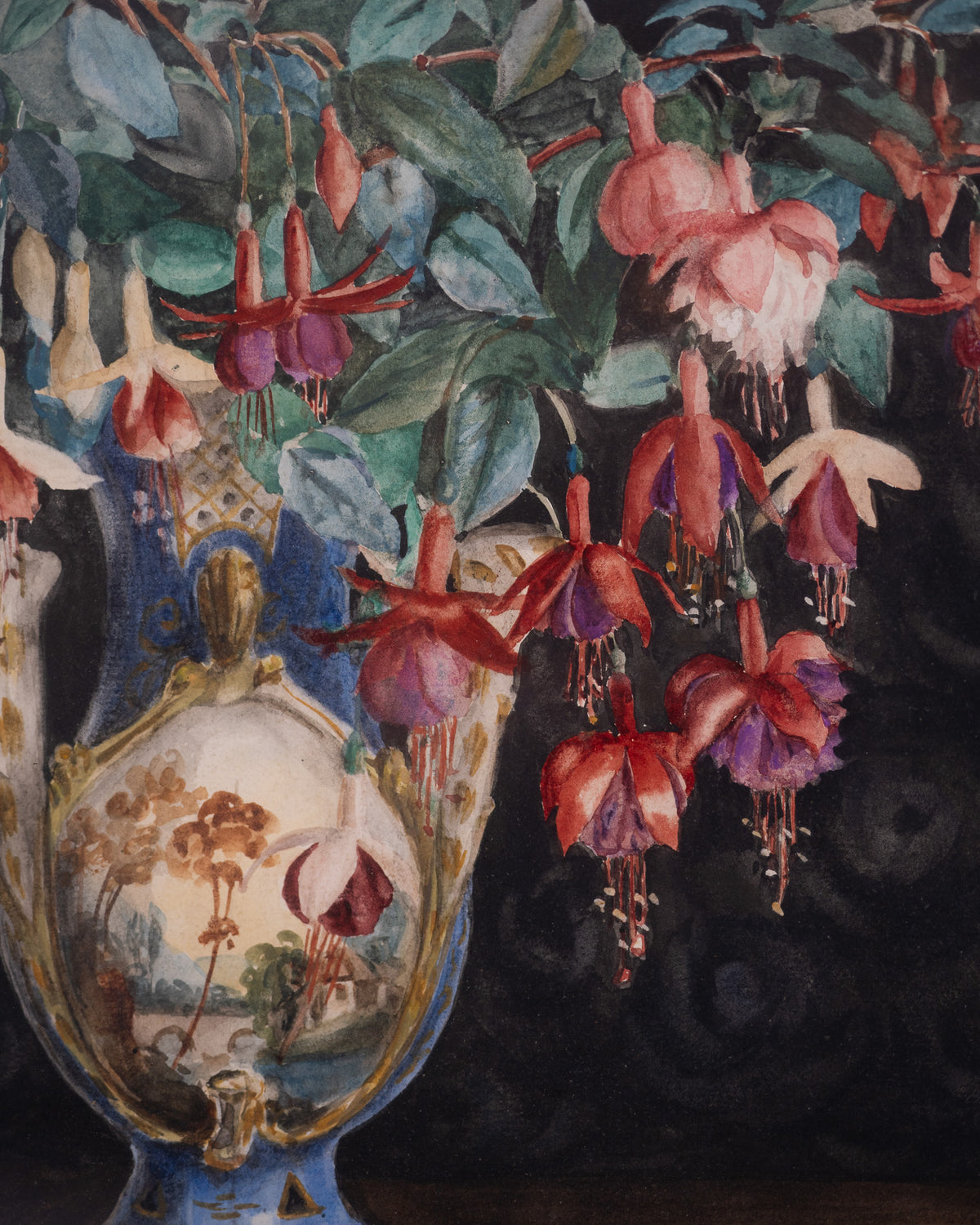 Ann Maitland | Fuchsia, 1928 | Original Watercolour