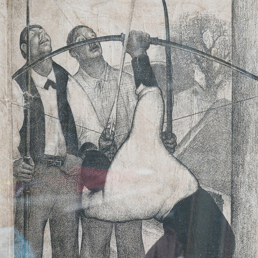 The Archers Draw - Maurice Langaskens (1884-1946)