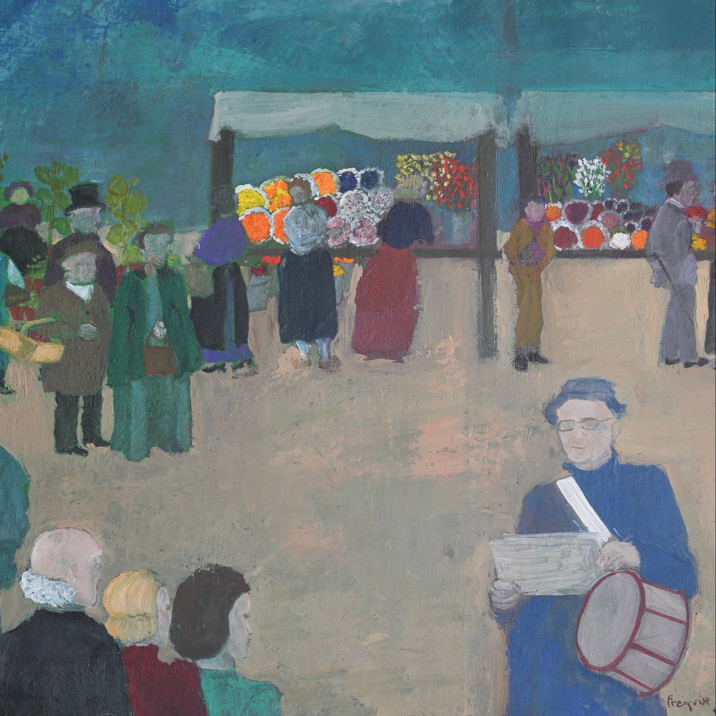 La Préparation de la Vente / Françoise Gérard, (Belgium, 1945)
