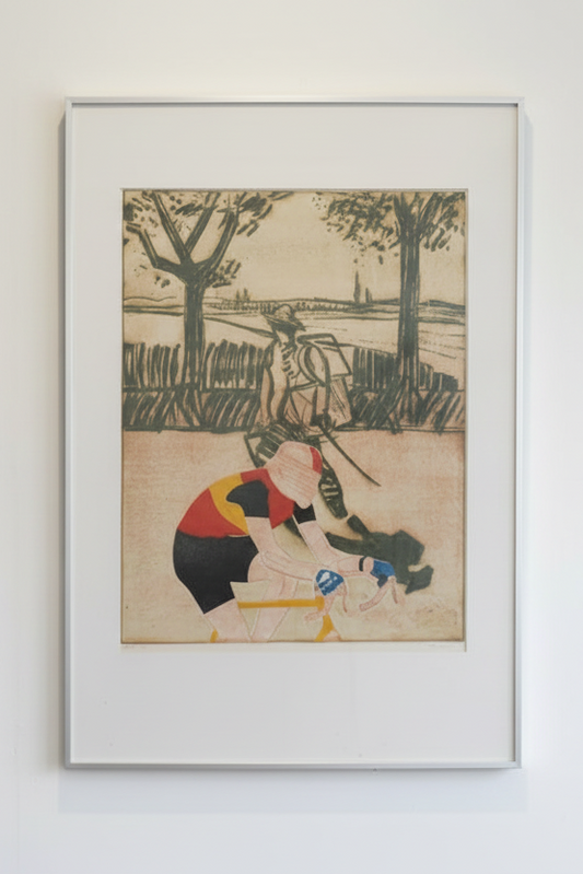 Van Gogh meets Peter Winnen | Peter Bes (Dutch 1945)