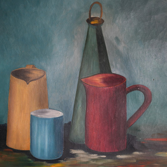 Composition with Four Vessels / Unknown Artist, (c. Mid-20th Century)
