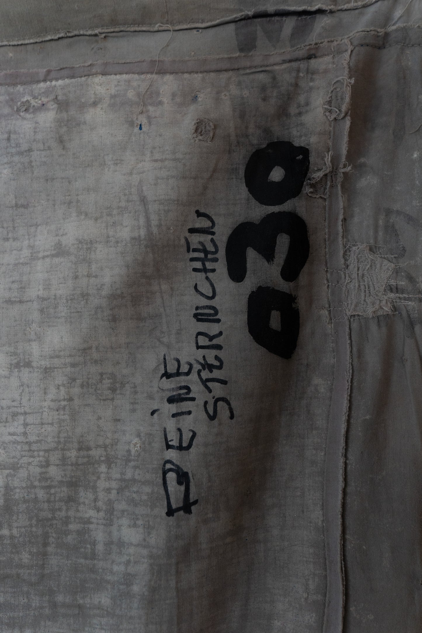 1960s German Hand Painted Cinema Banner - Deutschland - deine Sternchen