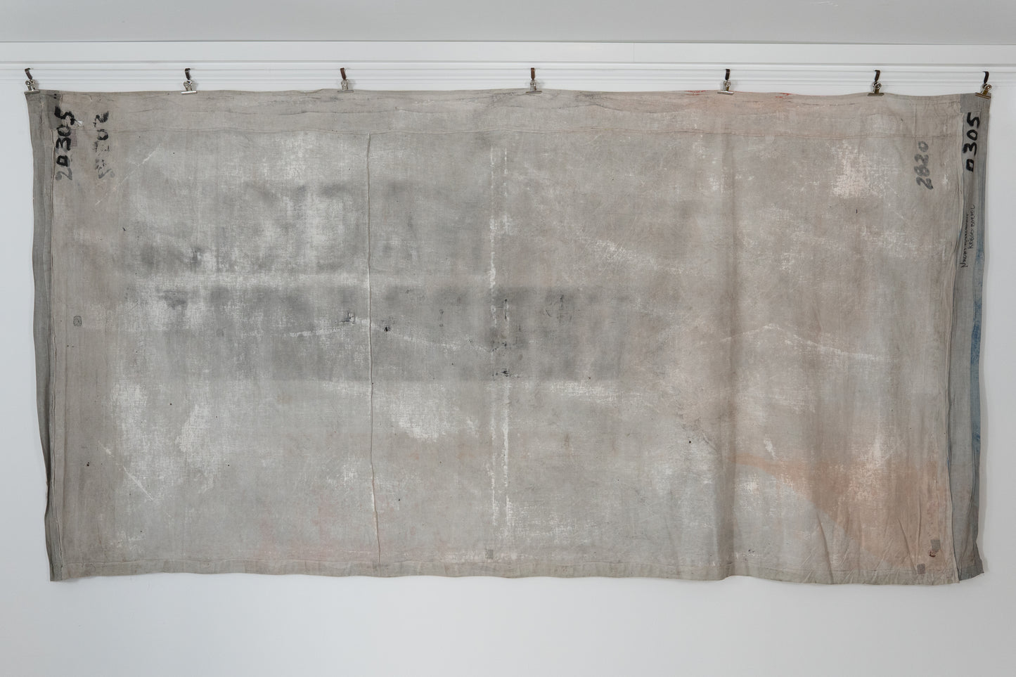1960s German Hand Painted Cinema Banner - NACKT ünd Verdammt