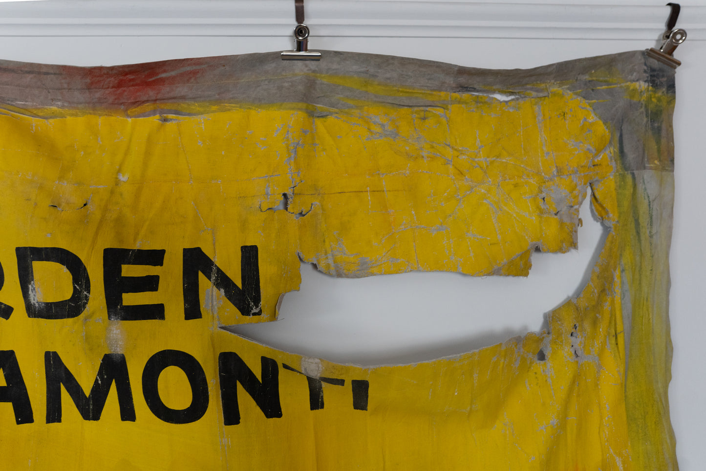 1960s German Hand Painted Cinema Banner - Graf Porno und seine Mädchen