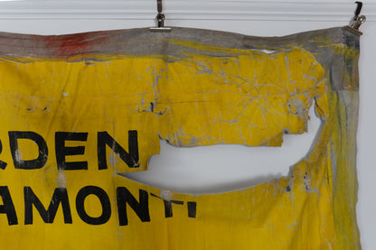 1960s German Hand Painted Cinema Banner - Graf Porno und seine Mädchen