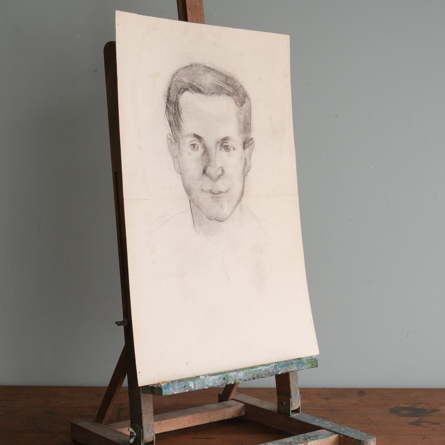 A Pencil Sketch of a Young Man.