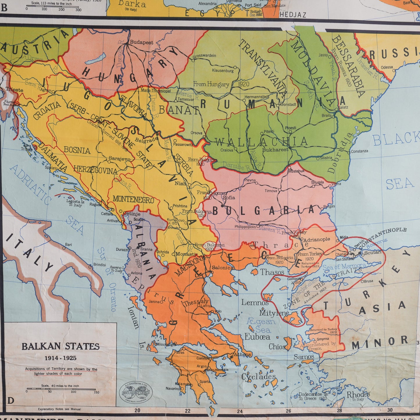 Rise and Decline of the Ottoman Empire Map