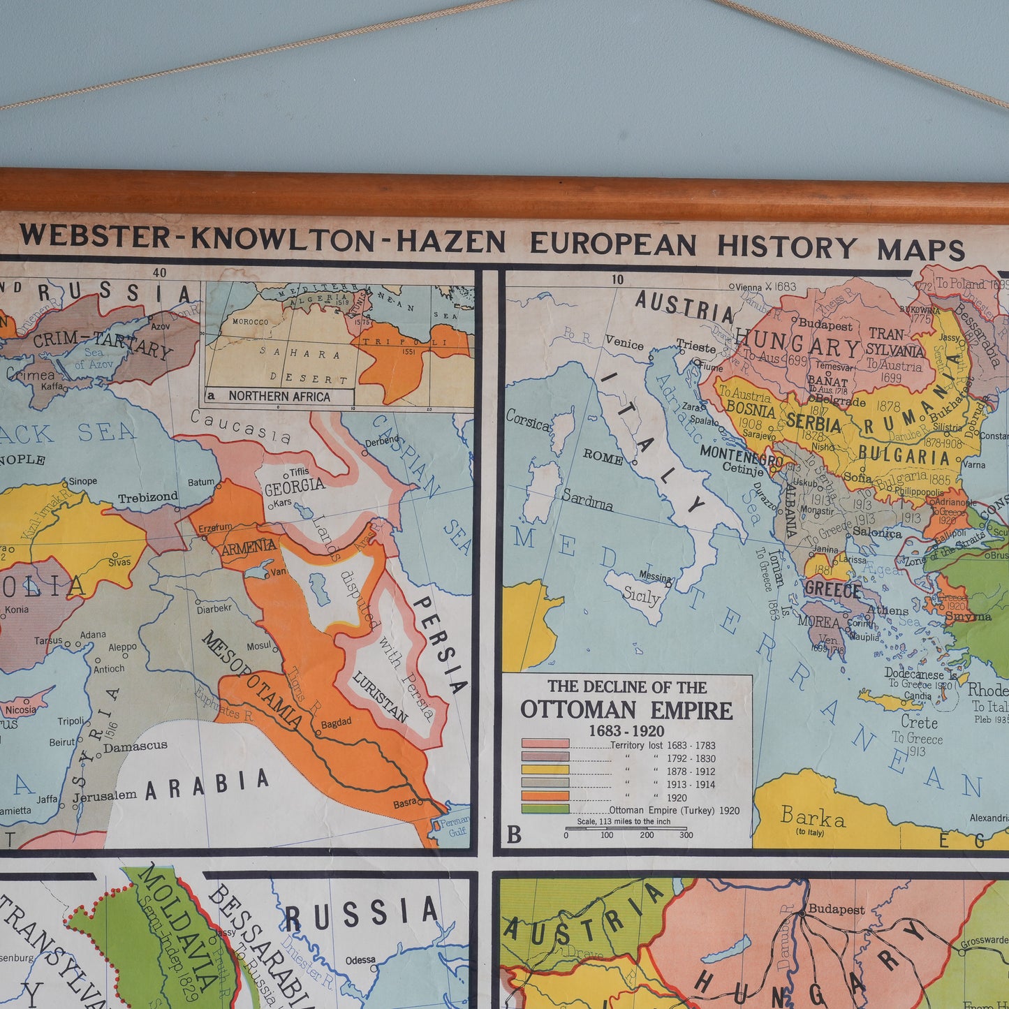 Rise and Decline of the Ottoman Empire Map