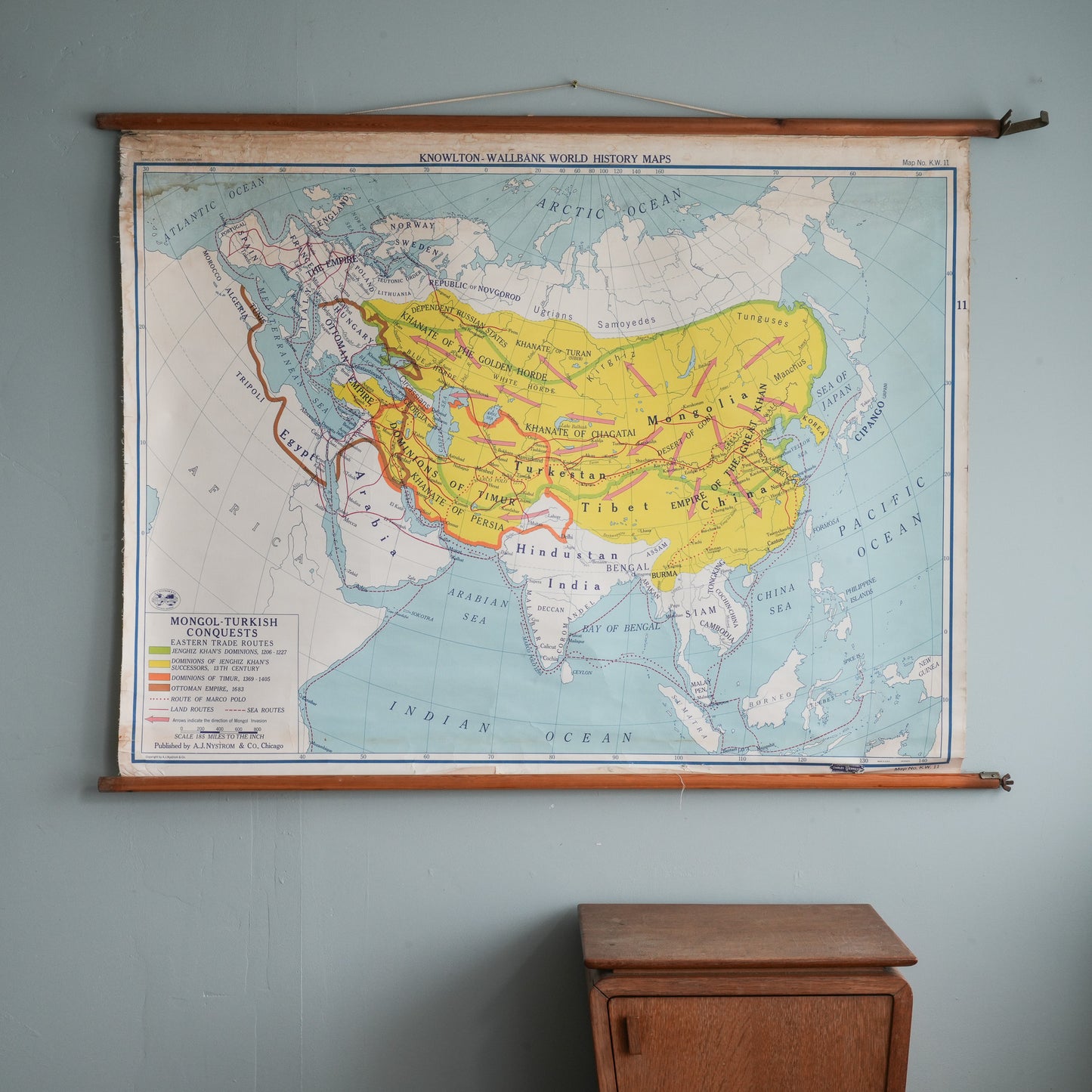 Knowlton Wallbank World History Map