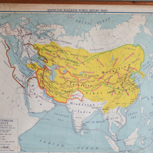 Knowlton Wallbank World History Map