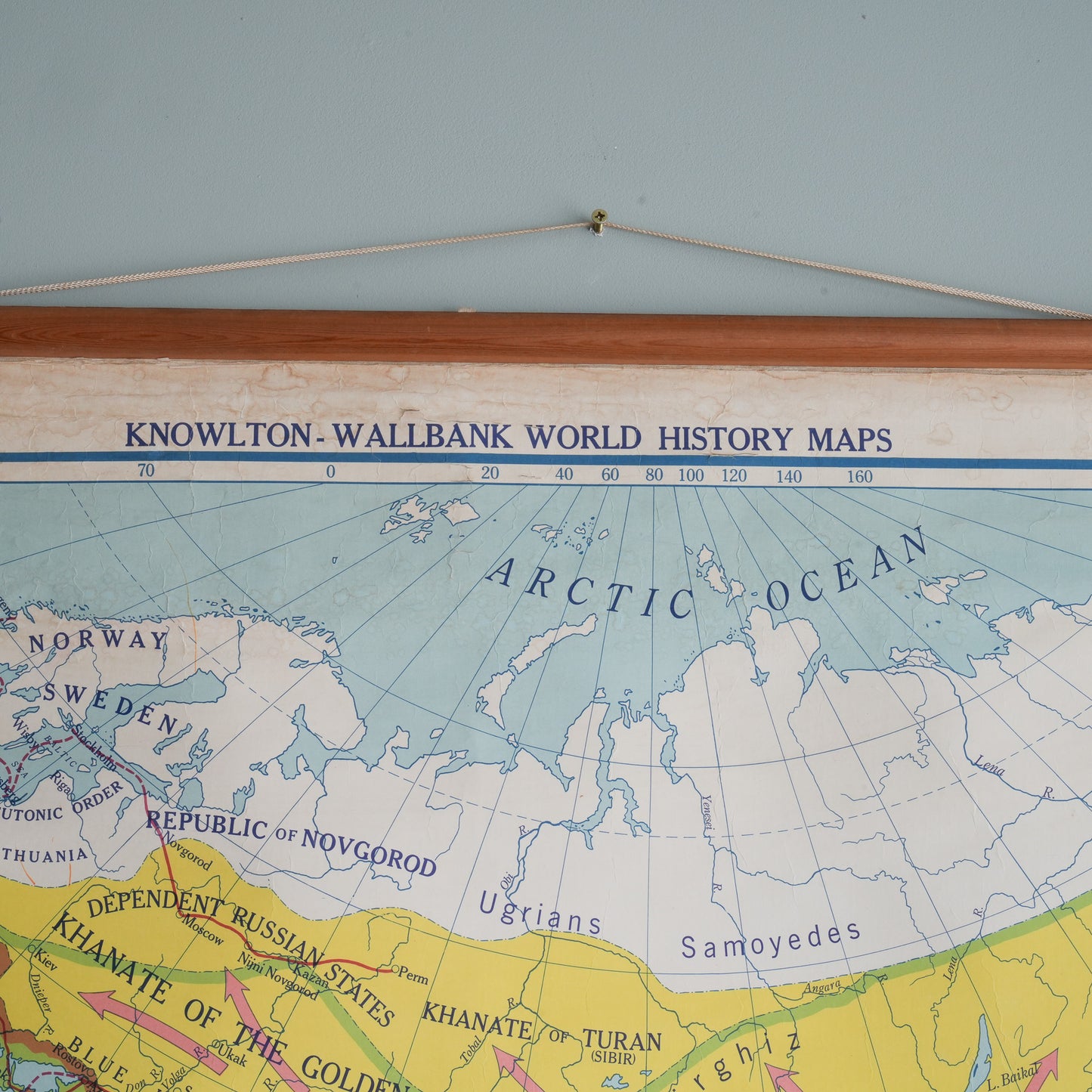 Knowlton Wallbank World History Map