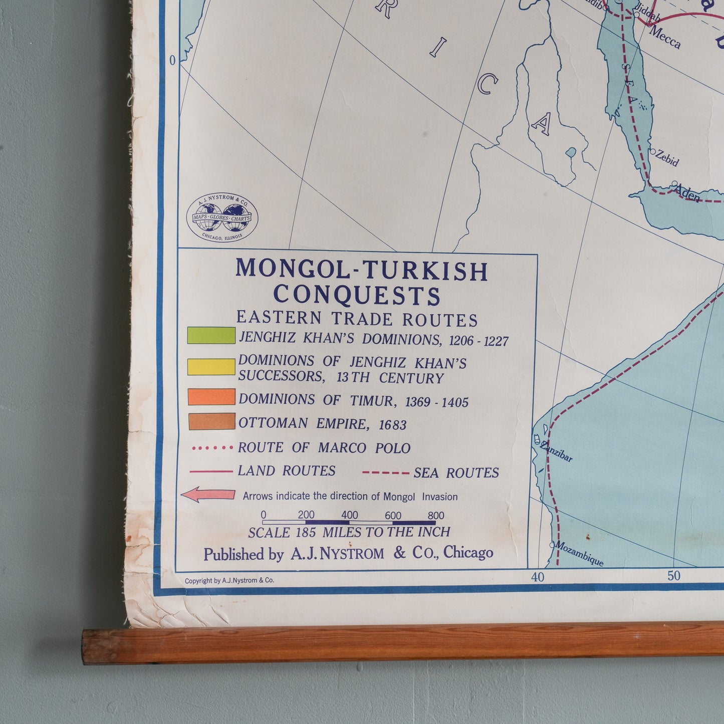 Knowlton Wallbank World History Map