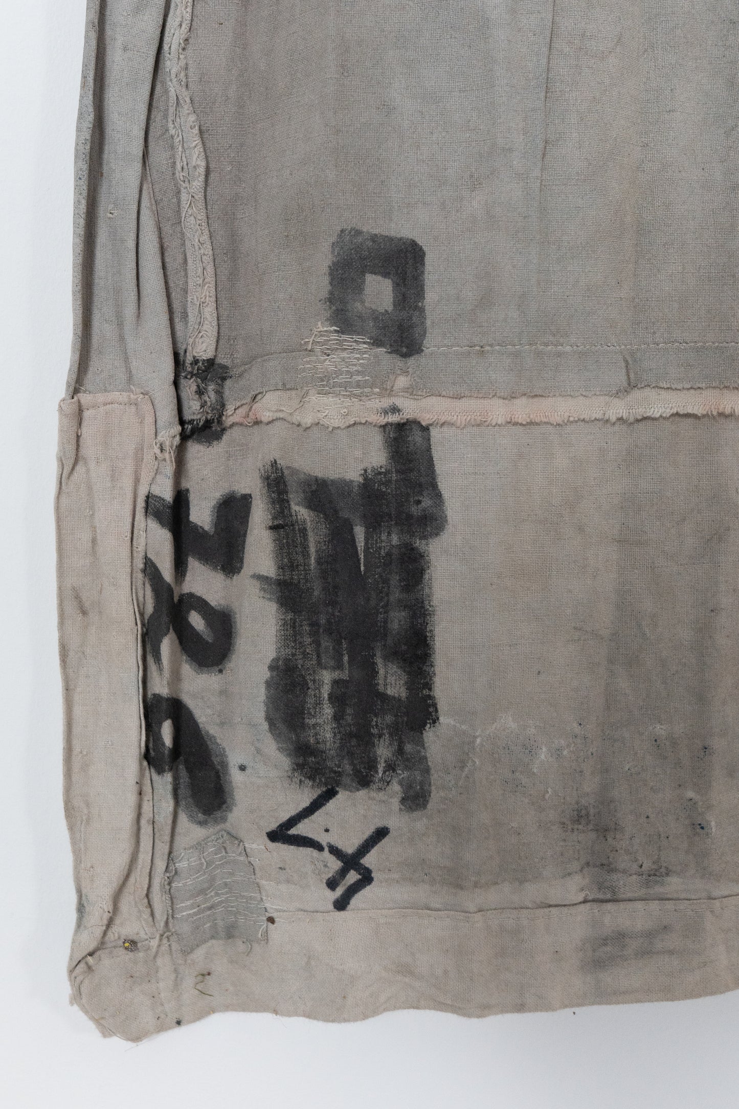 1960s German Hand Painted Cinema Banner - Dunkle Haut und helle Năchte