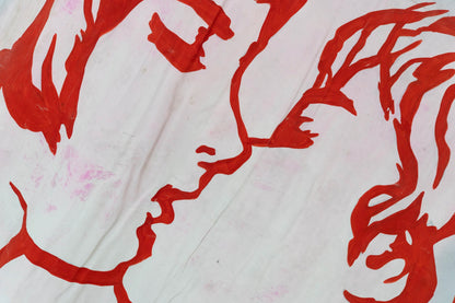 1960s German Hand Painted Cinema Banner - The Fox
