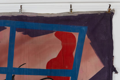 1960s German Hand Painted Cinema Banner - käufliche mädchen