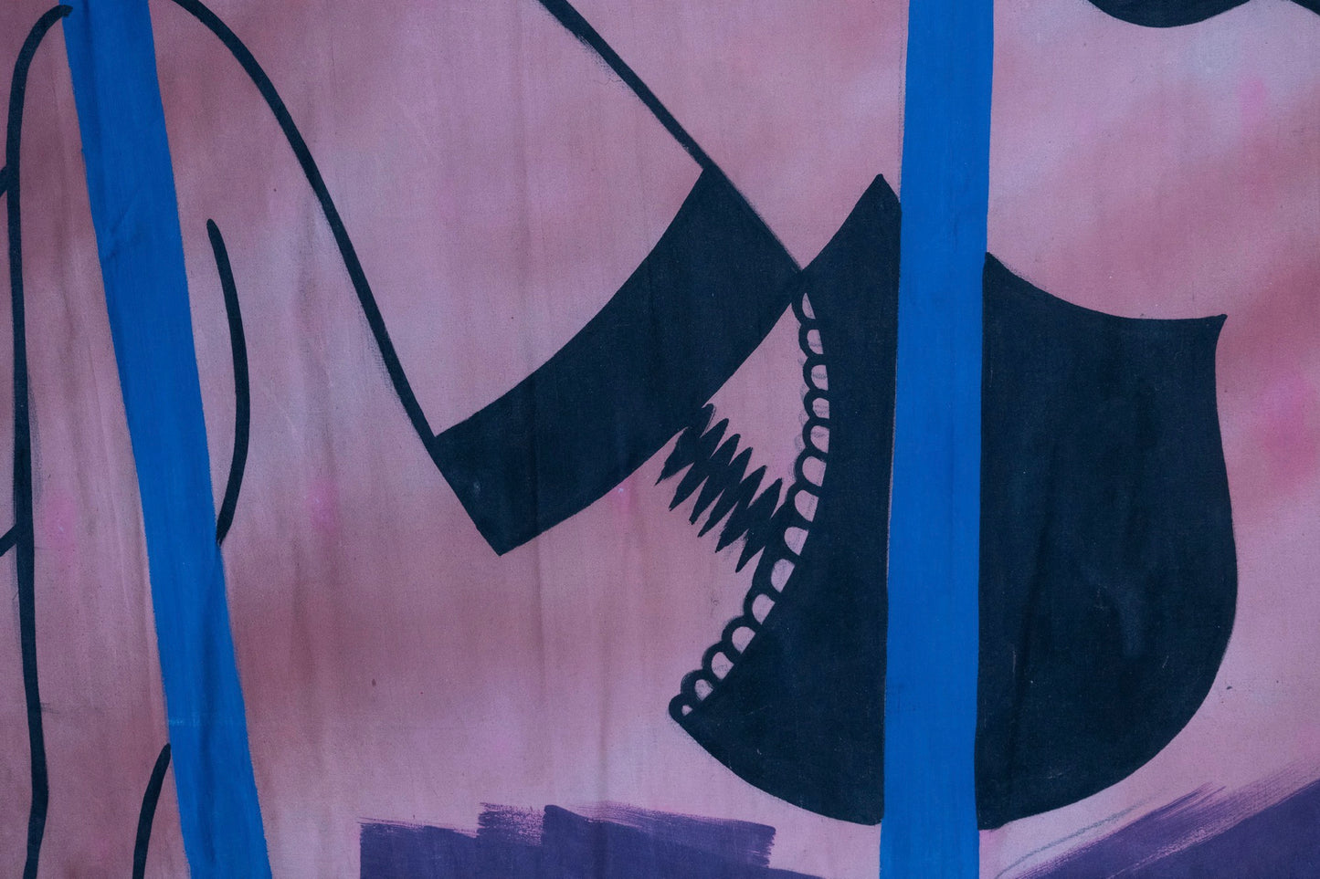 1960s German Hand Painted Cinema Banner - käufliche mädchen