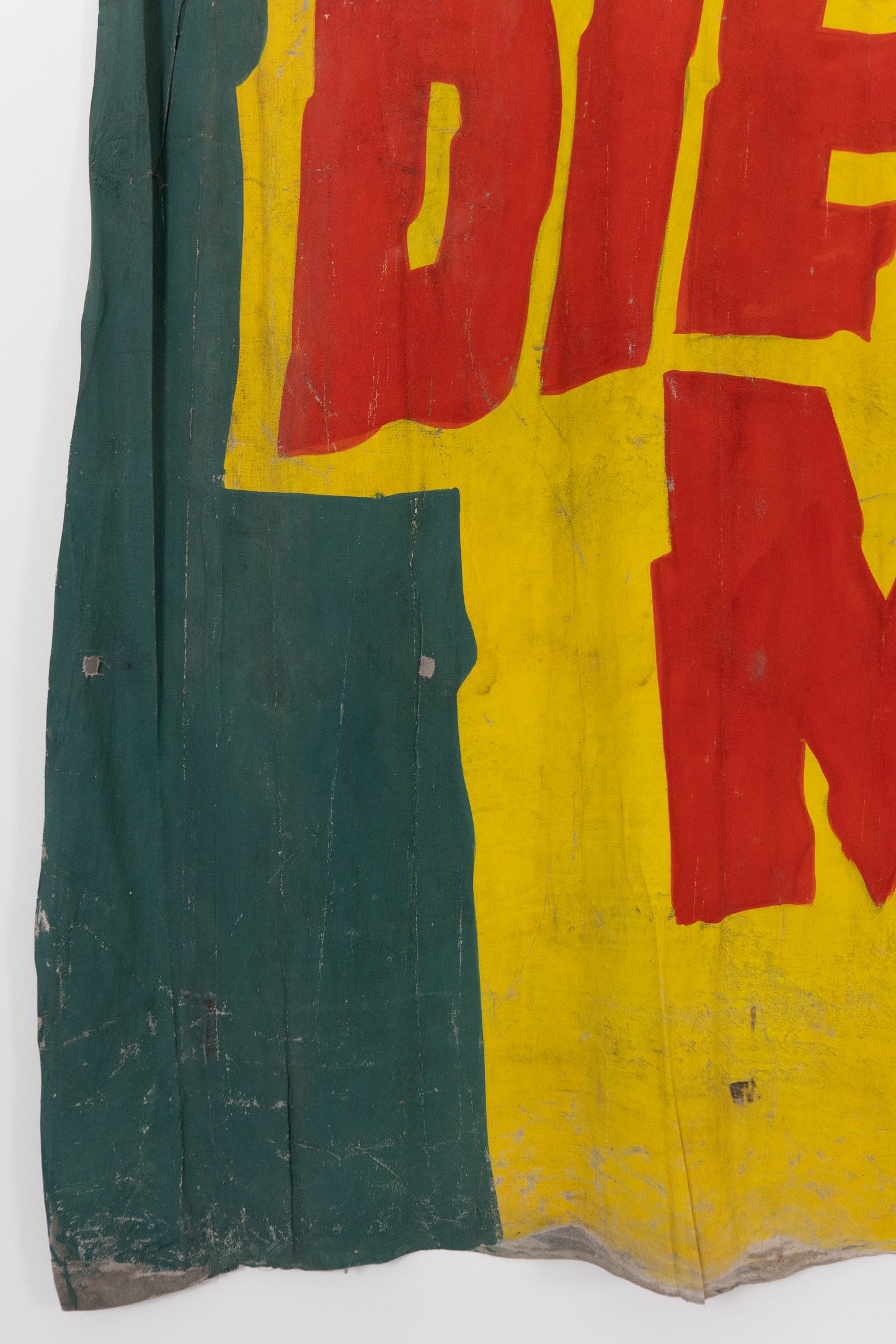 1960s German Hand Painted Cinema Banner - Die Hölle von Macao