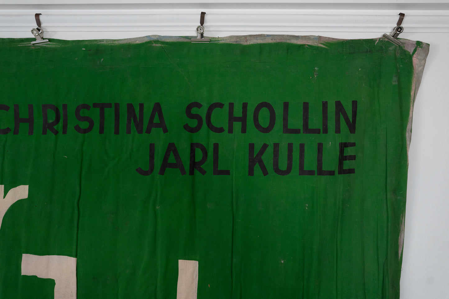 1960s German Hand Painted Cinema Banner - Lieber John