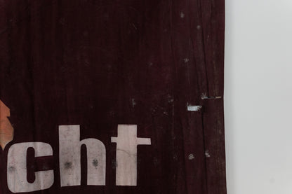 1960s German Hand Painted Cinema Banner - Mädchen in Nordischer Nacht
