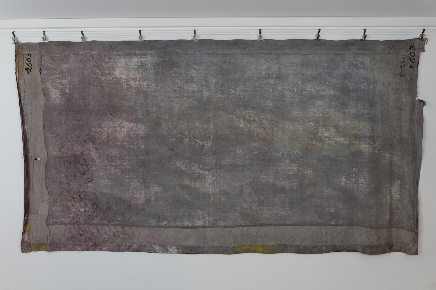 1960s German Hand Painted Cinema Banner - Mädchen in Nordischer Nacht