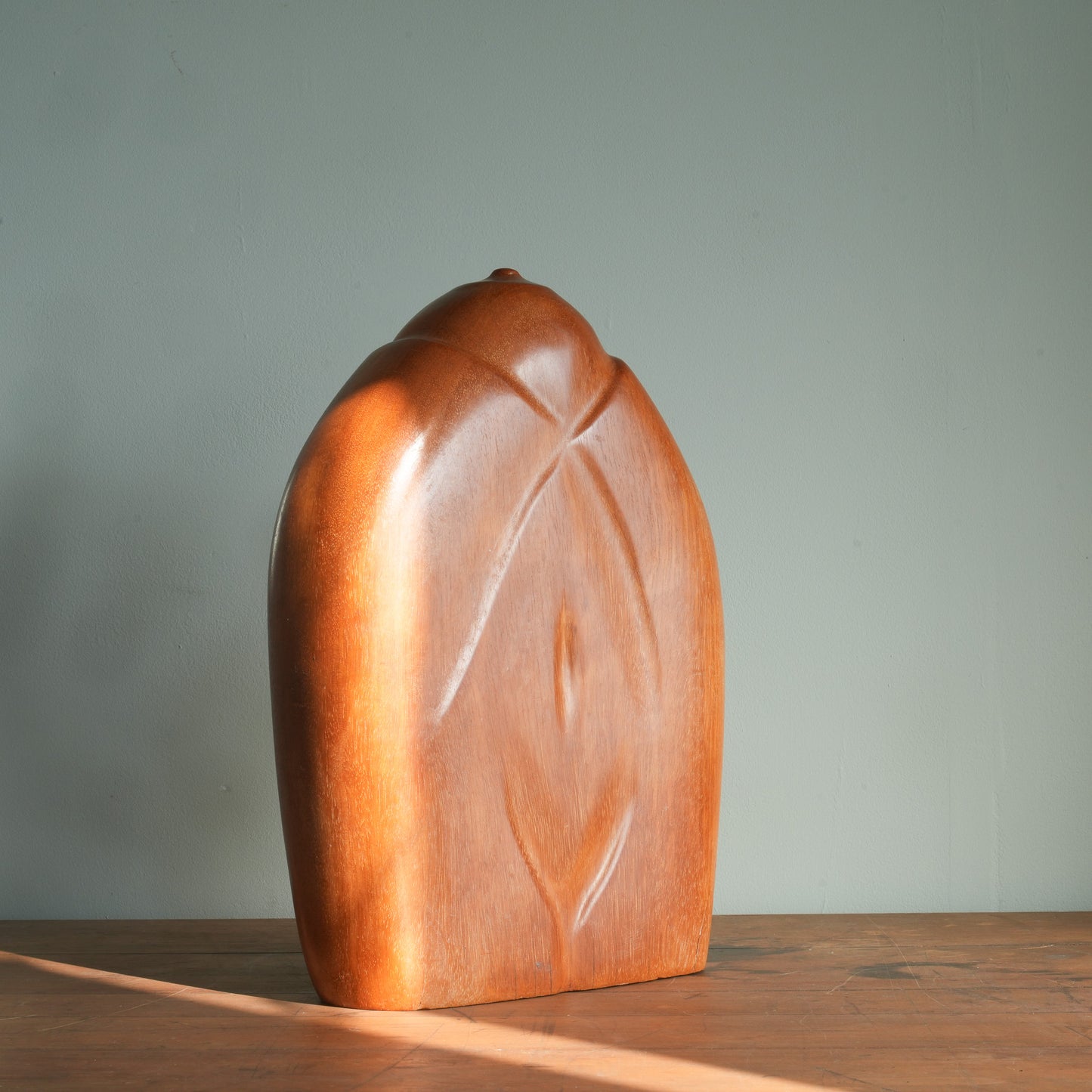 Modernist Wooden Sculpture of the Female Breast| FREDERIK WEERKAMP (Netherlands)